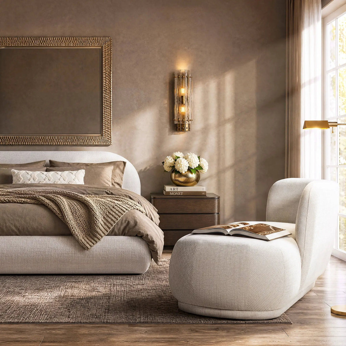 Archie Puffy Grounded - Upholstered Platform Bed, photo 19 of 49