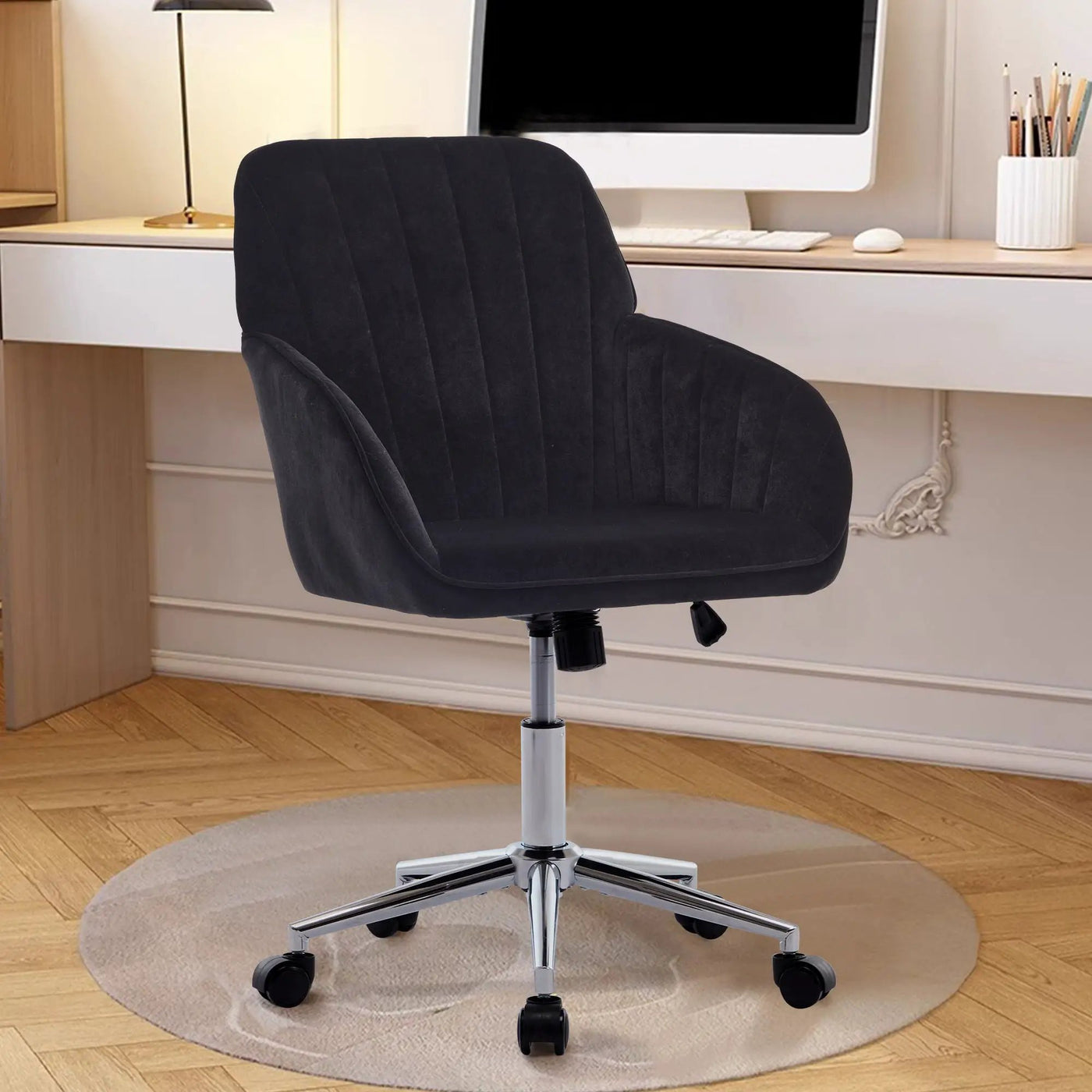 Adjustable Ergonomic Office Chair, Swivel Backrest Seat by HouseOfZazla
