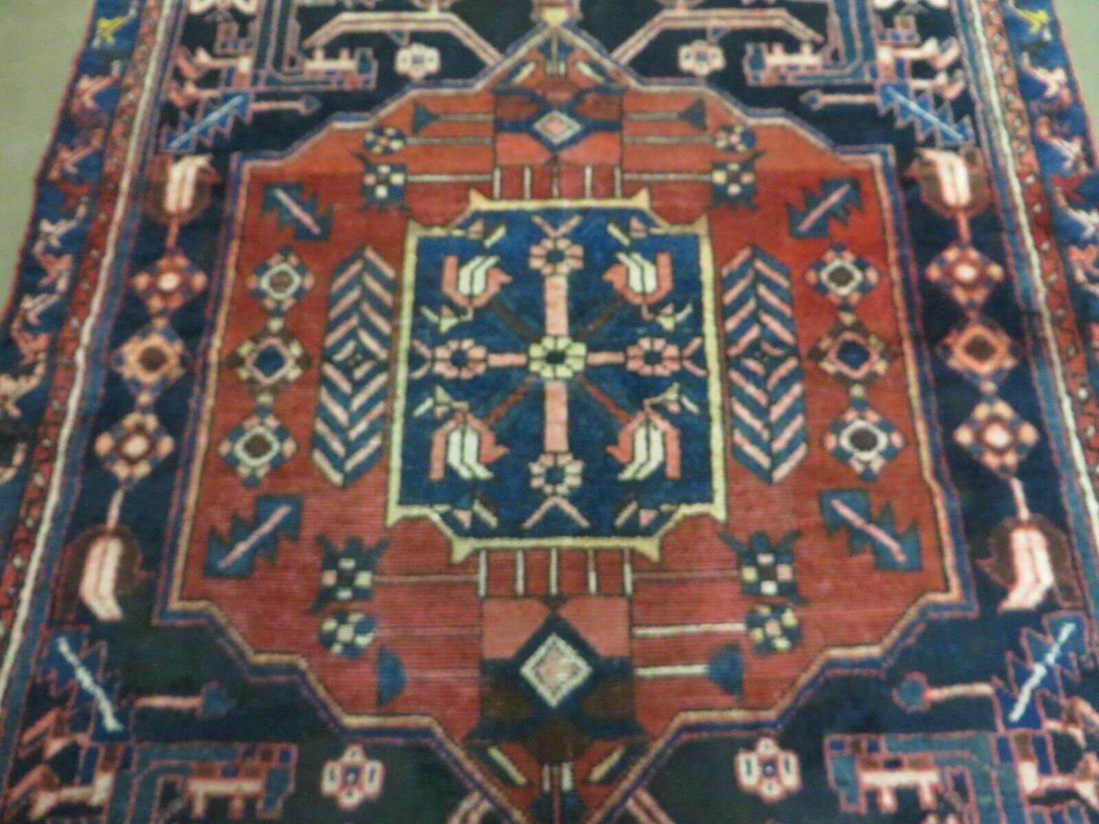 4' X 7' Antique 1920 Handmade Turkish Anatolian Wool Rug Veg Dye Nice by Jewel Rugs