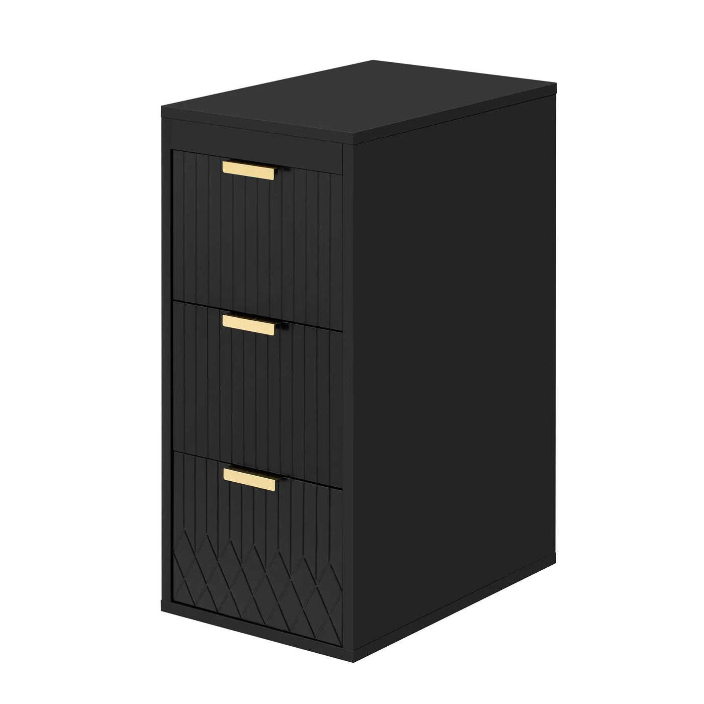 Modern Wall Mounted Floating Cabinet with Drawers for Bathroom by HouseOfZazla