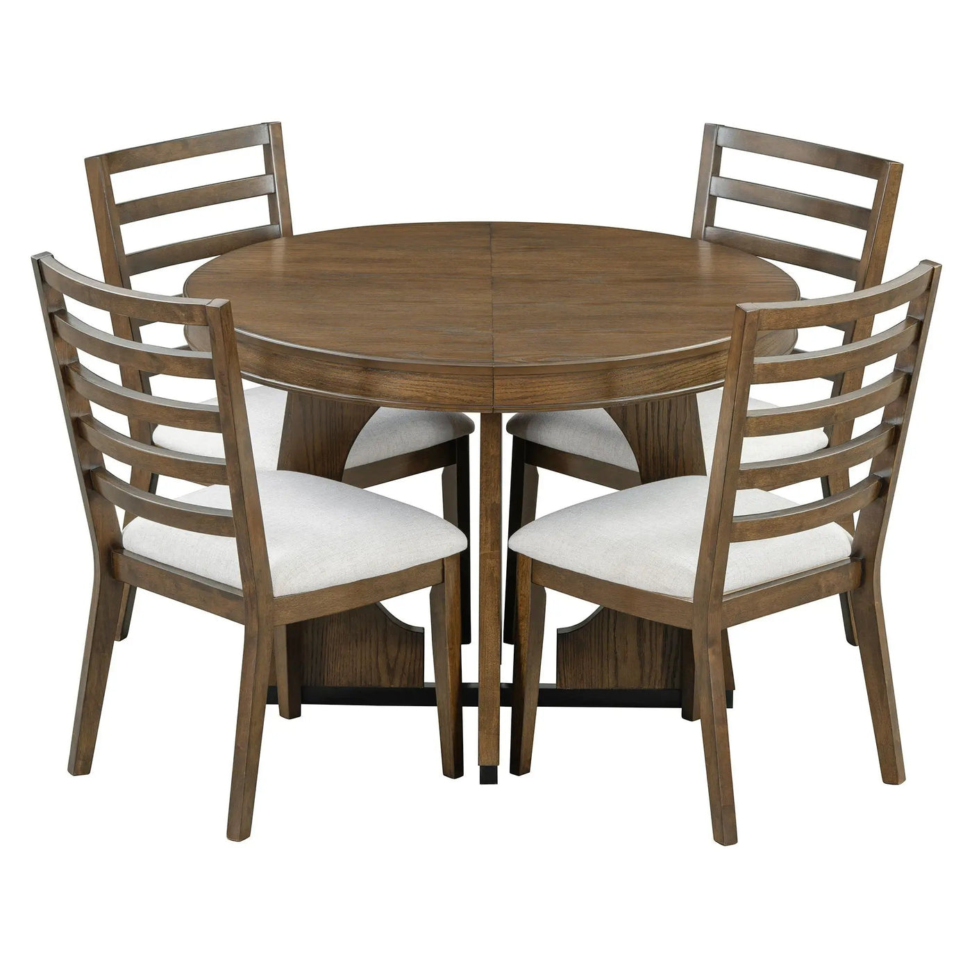 Round Dining Table Set For 4 With Chairs by HouseOfZazla