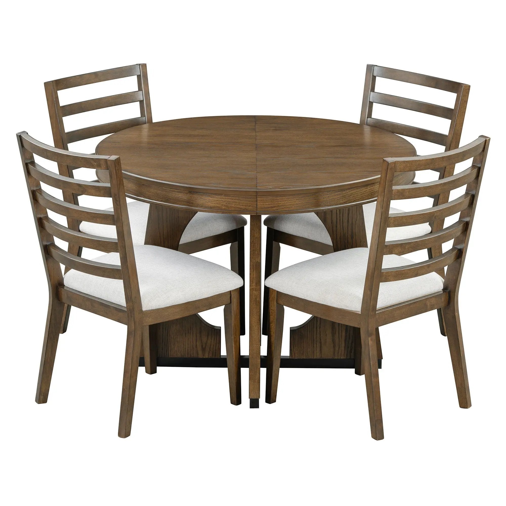 Round Dining Table Set For 4 With Chairs