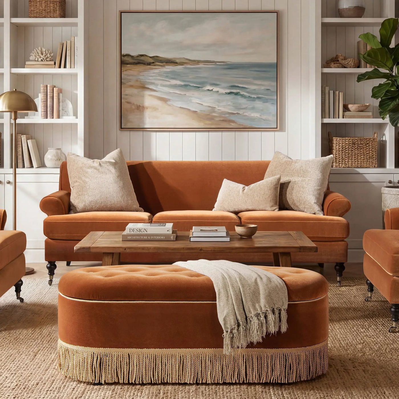 Alana Lawson - Modern Three Cushion Tightback Sofa by HouseOfZazla