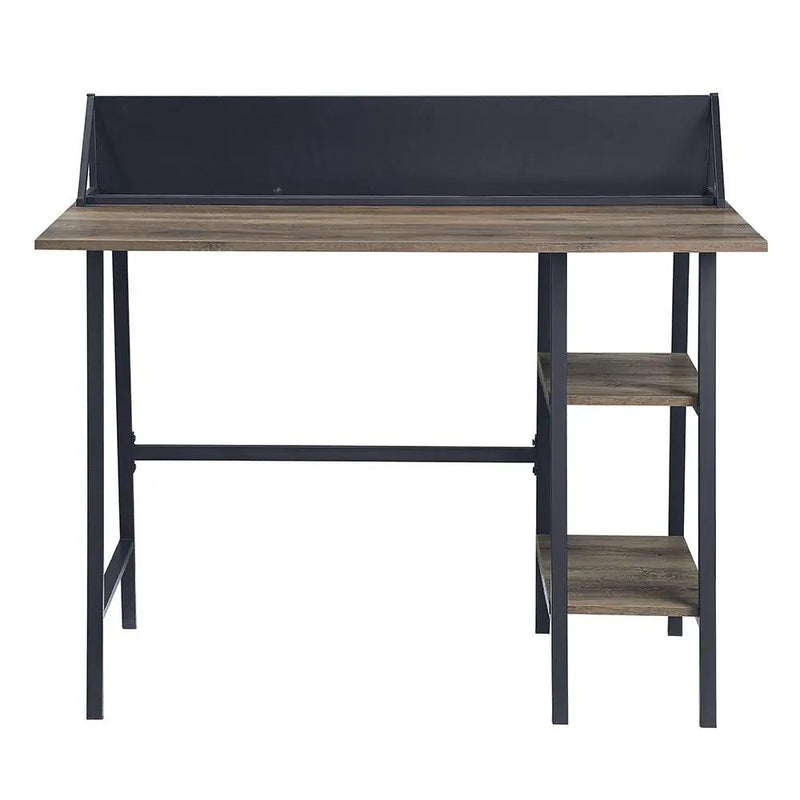 Garima - Writing Desk - Rustic Oak & Black by Unique Piece Furniture