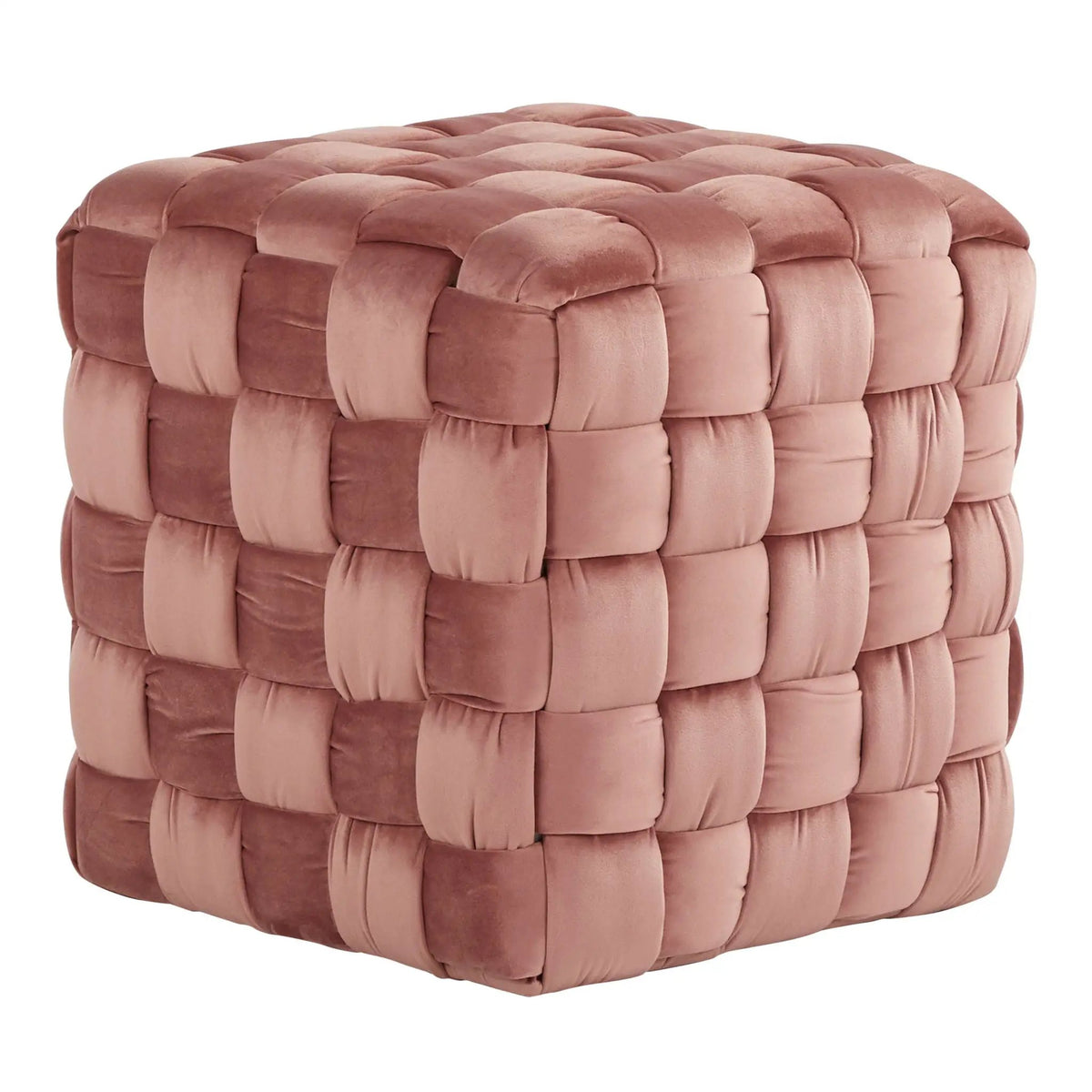 Square Braided Ottoman - by HouseOfZazla