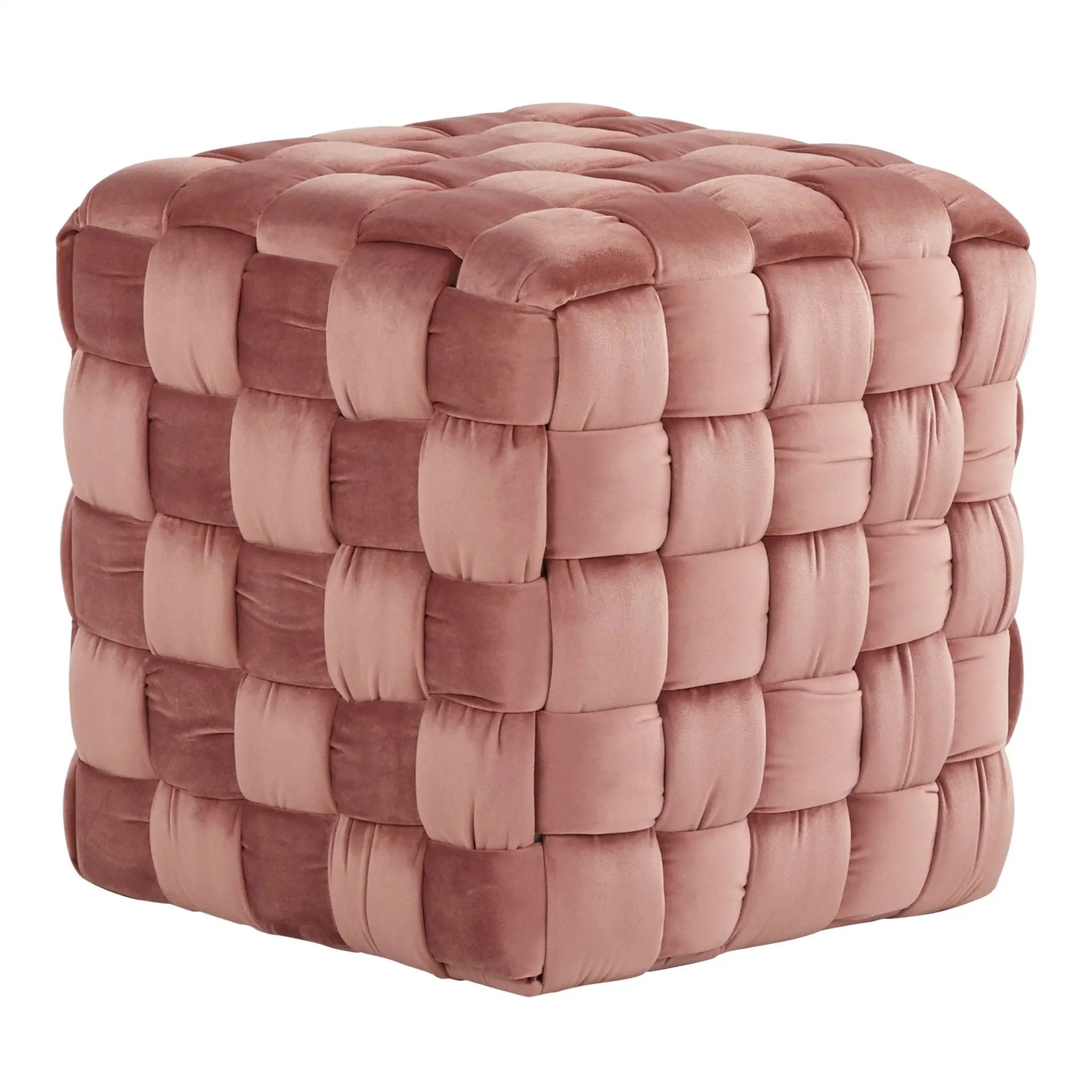 Square Braided Ottoman - by Unique Piece Furniture