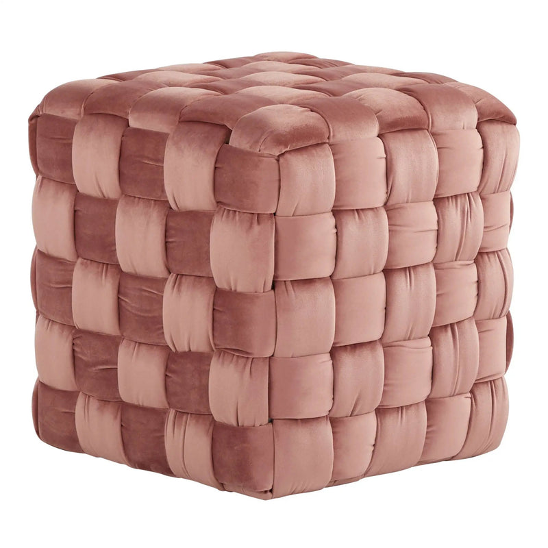 Square Braided Ottoman - by HouseOfZazla
