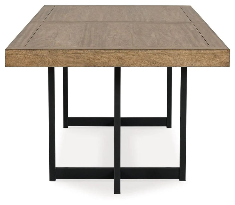 Tomtyn - Rectangular Dining Room Extension Table - Light Brown by Unique Piece Furniture
