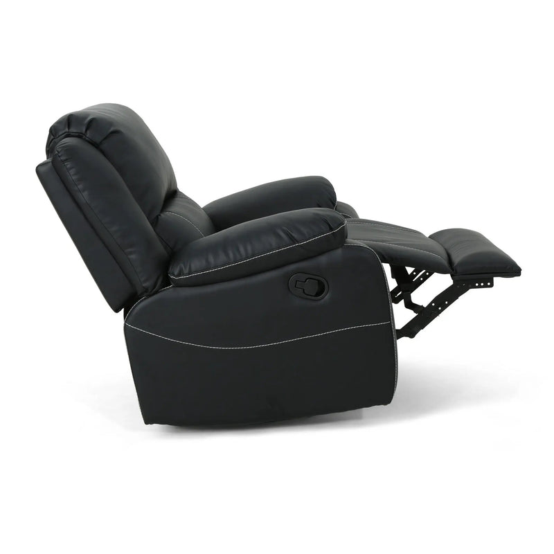 Stylish Wide Manual Swivel Standard Recliner by Unique Piece Furniture
