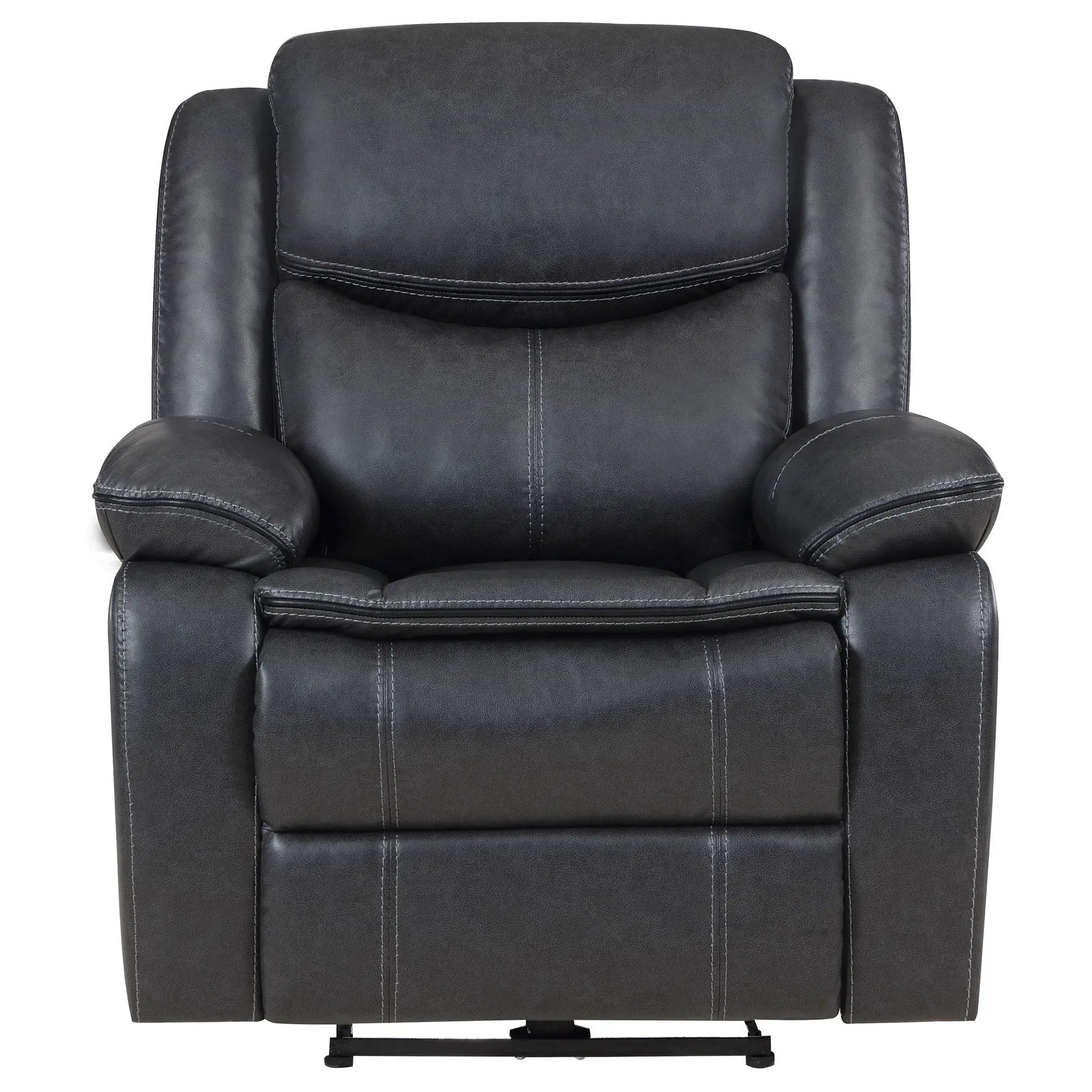 Sycamore Upholstered Power Recliner Chair Dark Grey by Unique Piece Furniture