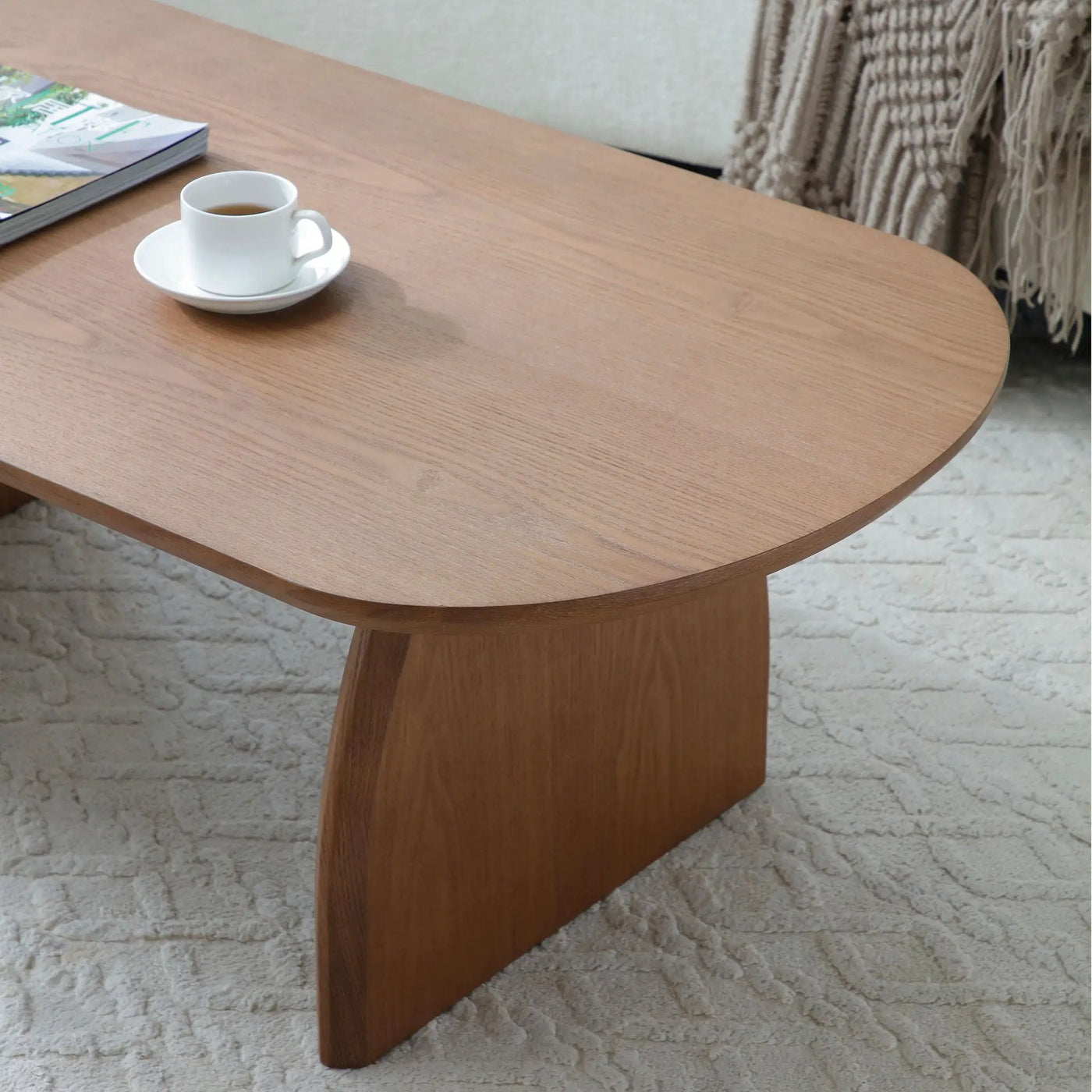 Oval Coffee Table For Living Room by HouseOfZazla