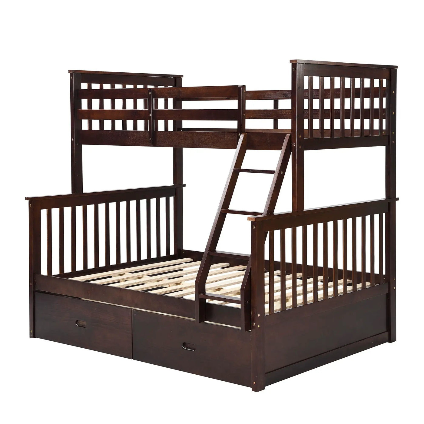 Bunk Bed With Ladder, And Safety Guard Rails by HouseOfZazla