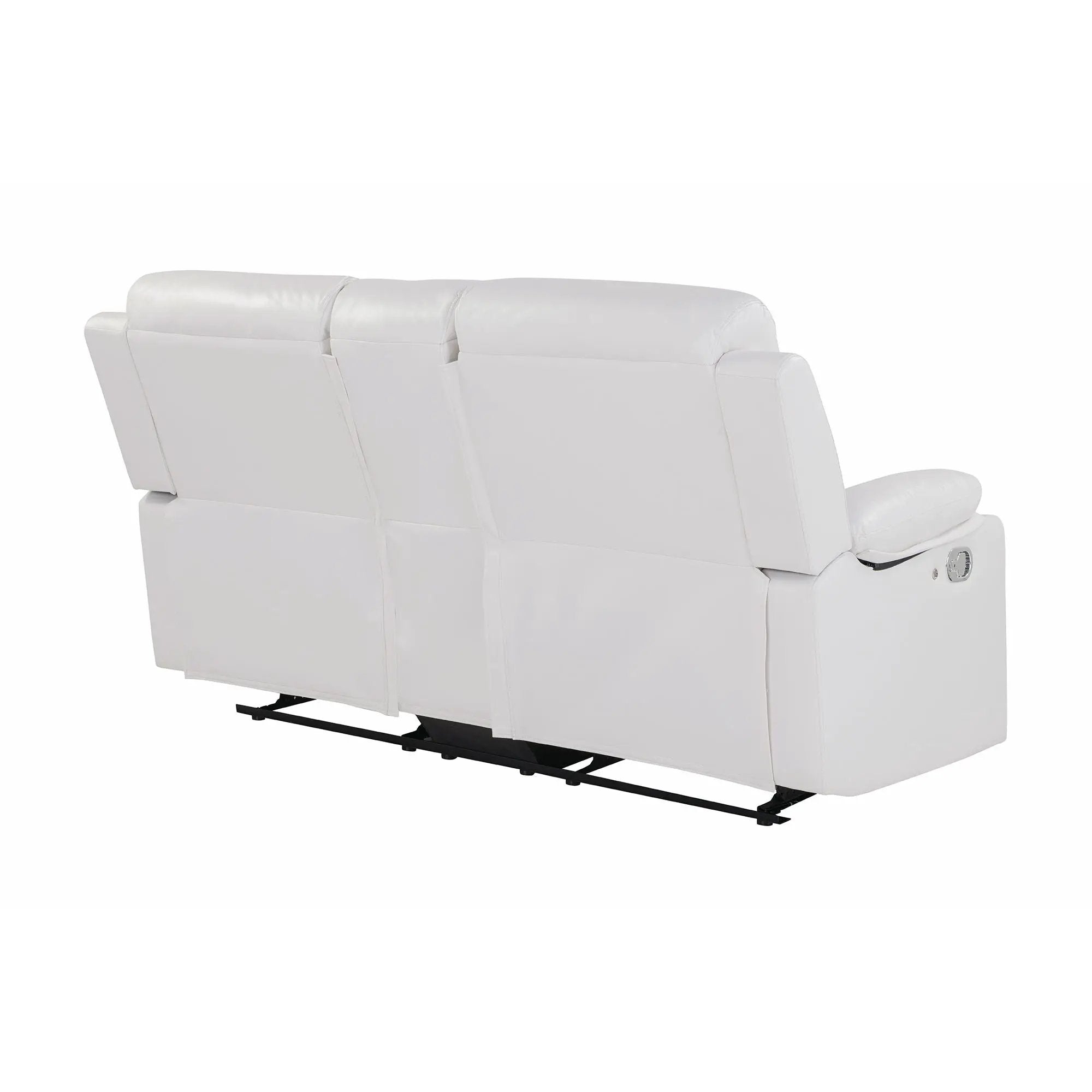 Blanche - Console Reclining Loveseat With LED Lights And Speakers by Unique Piece Furniture