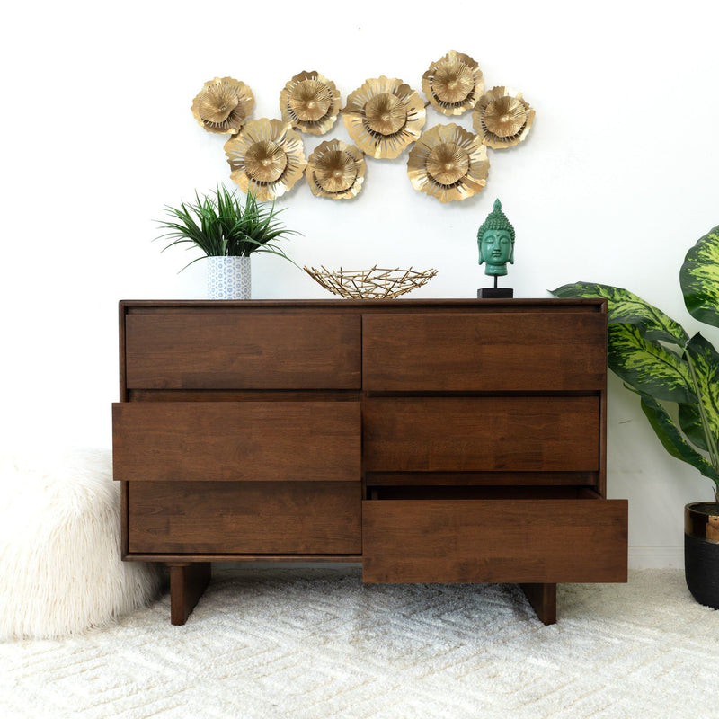 Dubrovnik - Dresser With 6 Drawers - Brown by HouseOfZazla