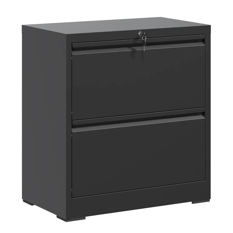 Premium Drawer Metal Lateral File Cabinet With Lock by Unique Piece Furniture