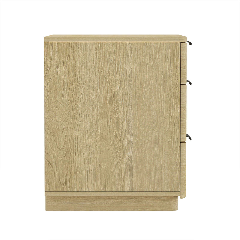 Payton - Nightstand & 3 Drawers - Oak by HouseOfZazla