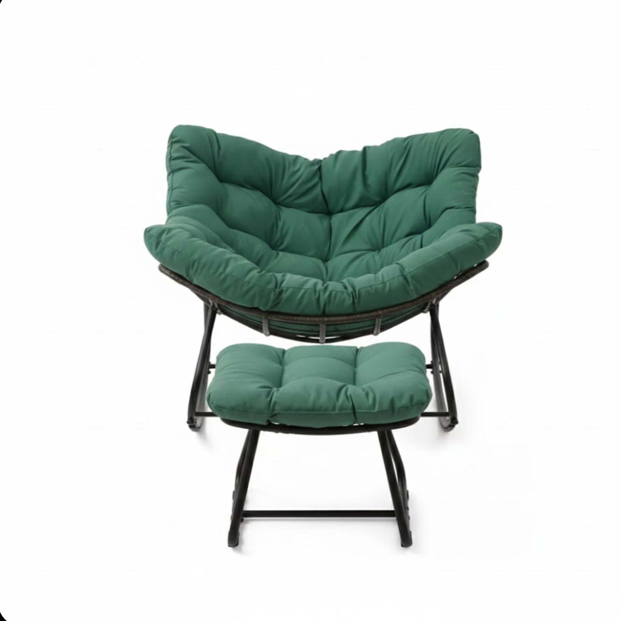Egg Rocking Chair With Ottoman by HouseOfZazla