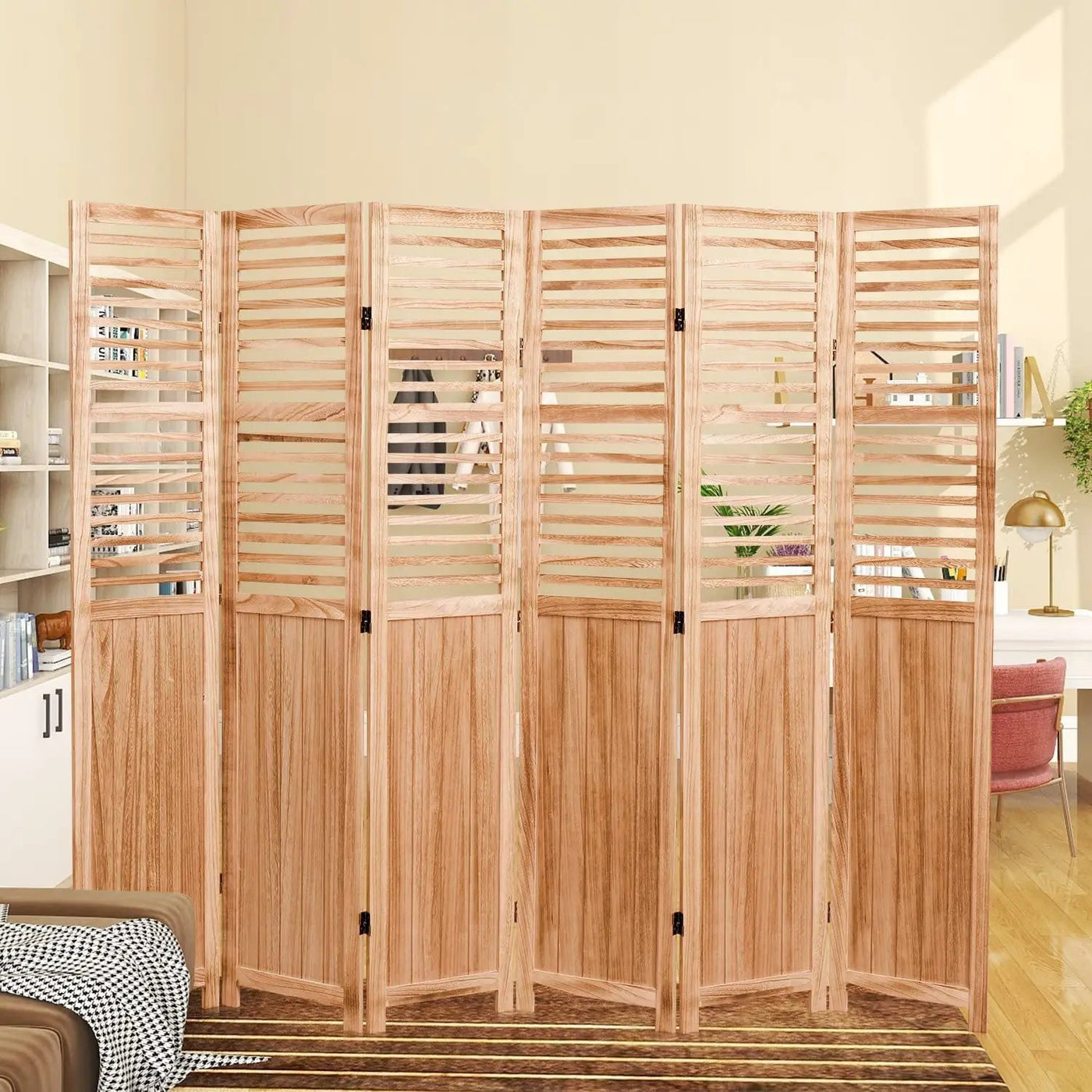 Expertly Designed Panel Folding Room Divider by HouseOfZazla