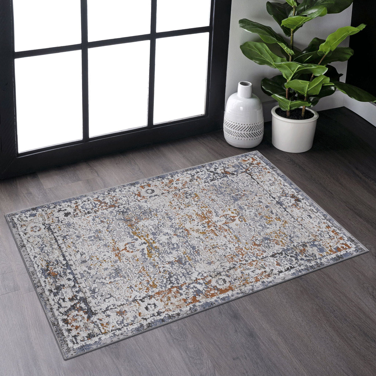 Trendy Traditional Area Rug with Stain Resistance - Multiple Colors, photo 2 of 37