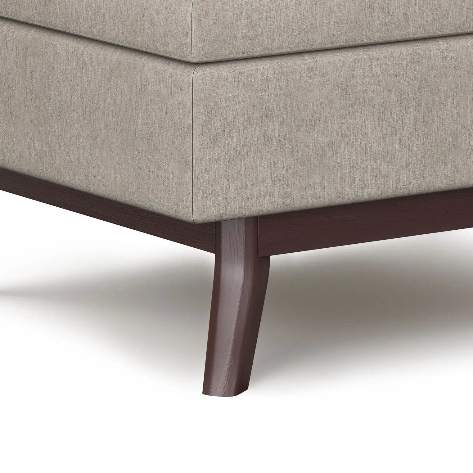 Owen - Upholstered Rectangular Storage Ottoman by HouseOfZazla