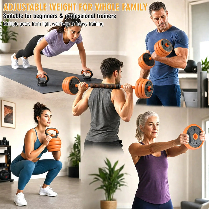 66LB Adjustable Dumbbell Set by HouseOfZazla