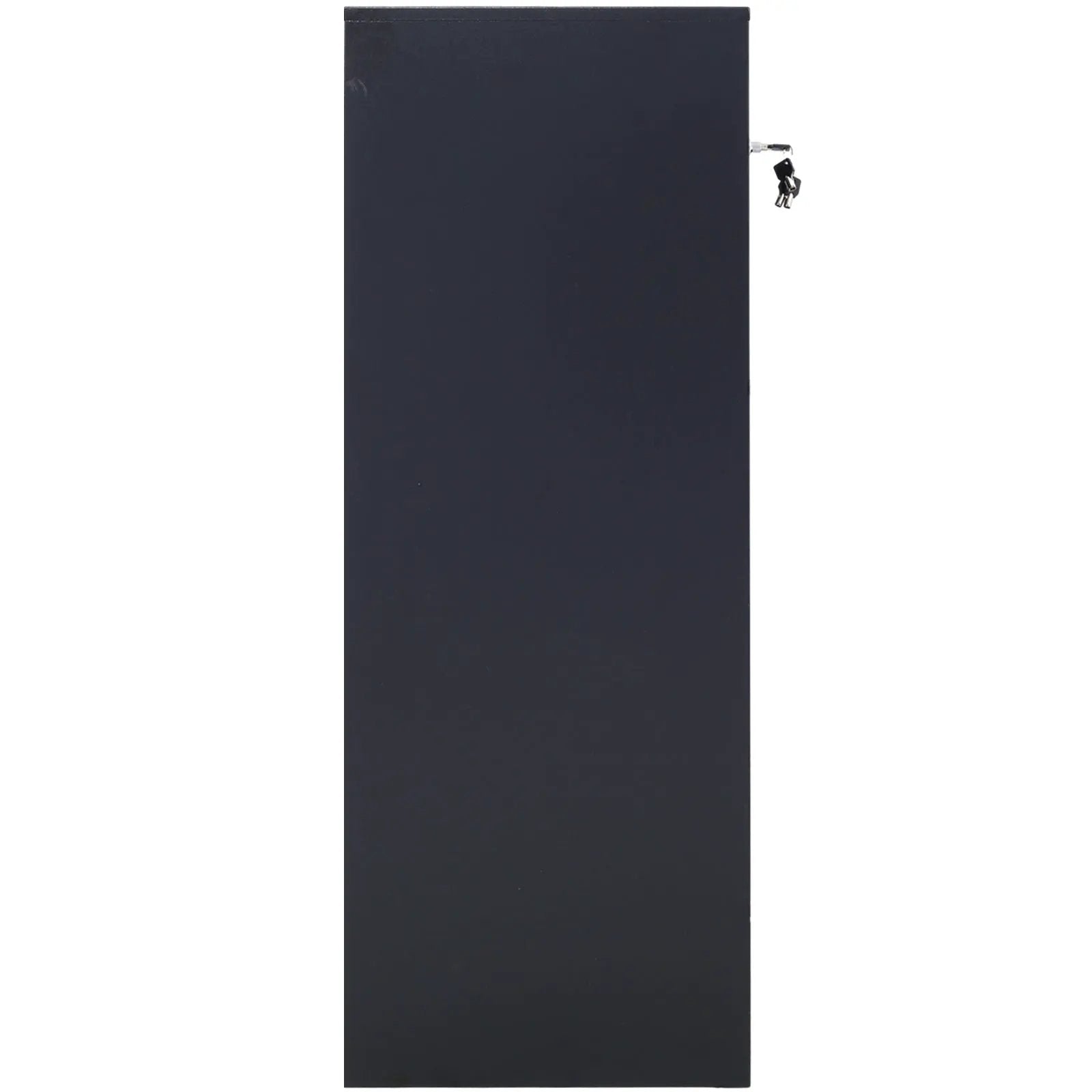 Large Steel Freestanding Floor Parcel Package Drop With Locking Letterbox Drop Mail Box With Multi Compartments - Black by HouseOfZazla