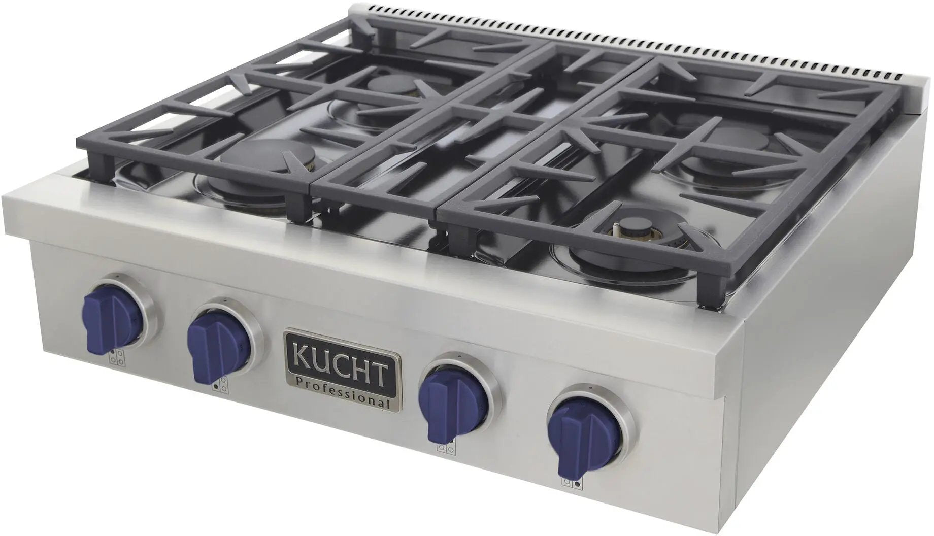 Kucht 30" 4 Burners Stainless Propane Cooktop KFX309T/LP-B by Farmhouse Kitchen and Bath