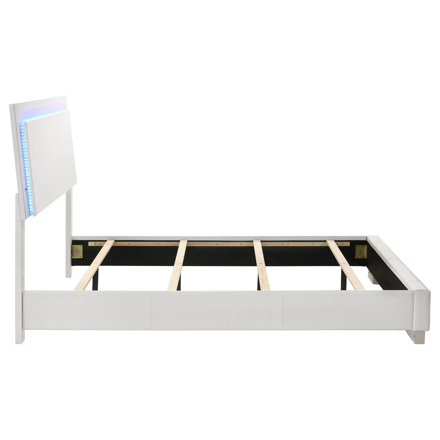 Felicity - LED Panel Bed With Built In Lighting by HouseOfZazla