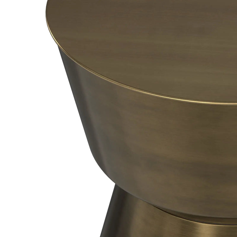 Allegra - Side Table - Antique Brass by HouseOfZazla
