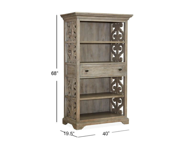 Tinley Park - Bookcase - Dove Tail Gray, photo 2 of 5
