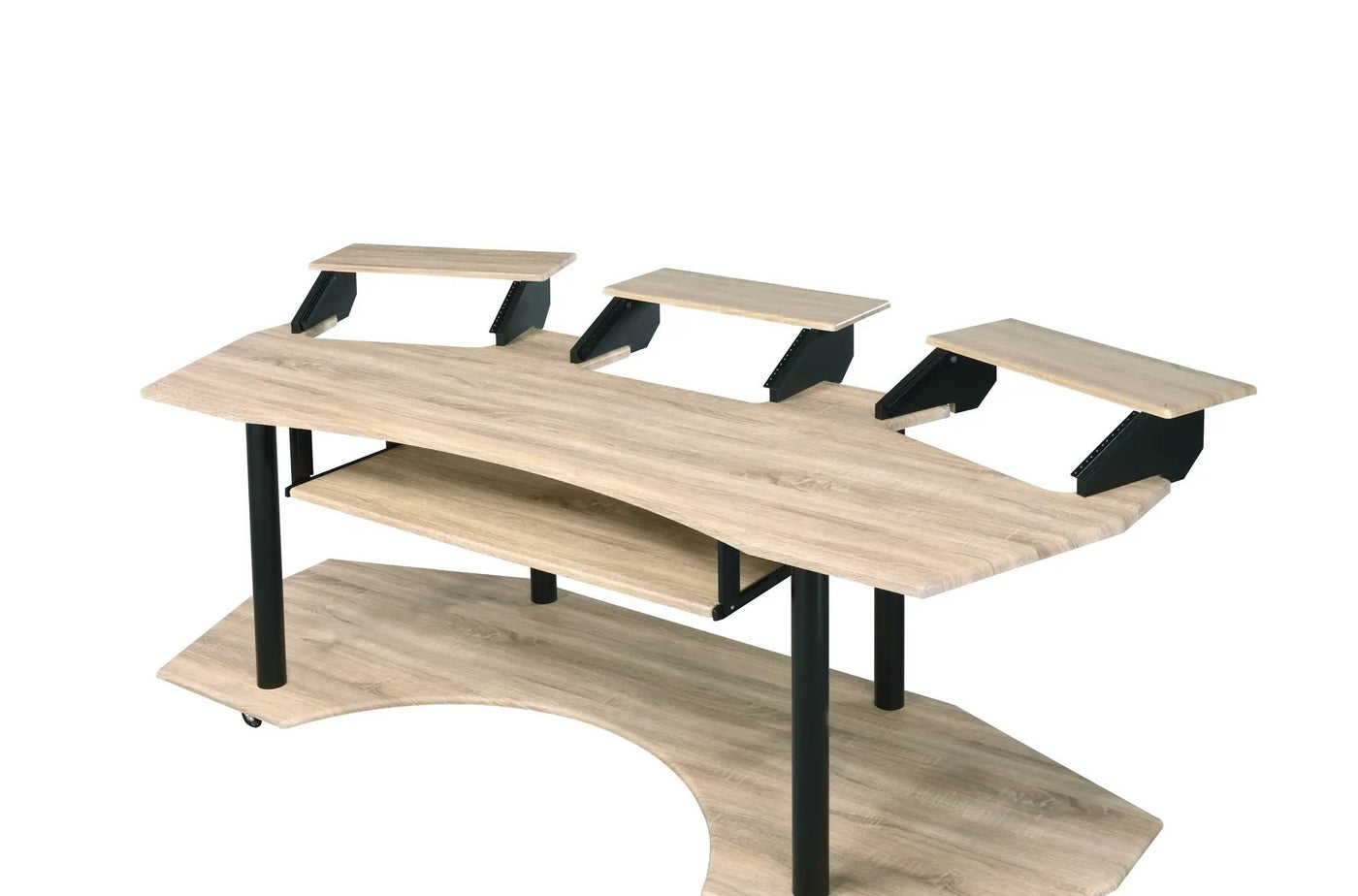 Eleazar Music Recording Studio Desk Wood by HouseOfZazla