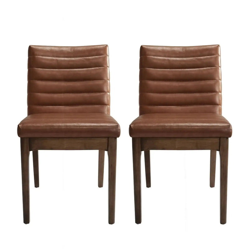 Upholstered Dining Chairs With Rubber Legs (Set of 2) by HouseOfZazla