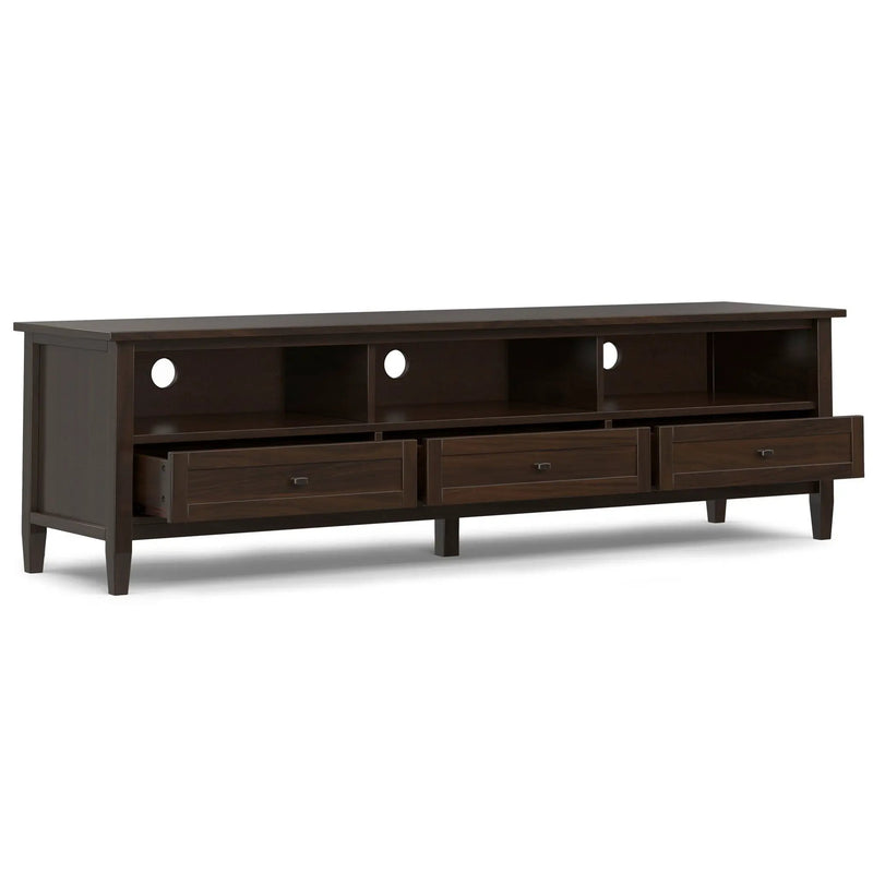Warm Shaker - Handcrafted Low TV Media Stand by Unique Piece Furniture