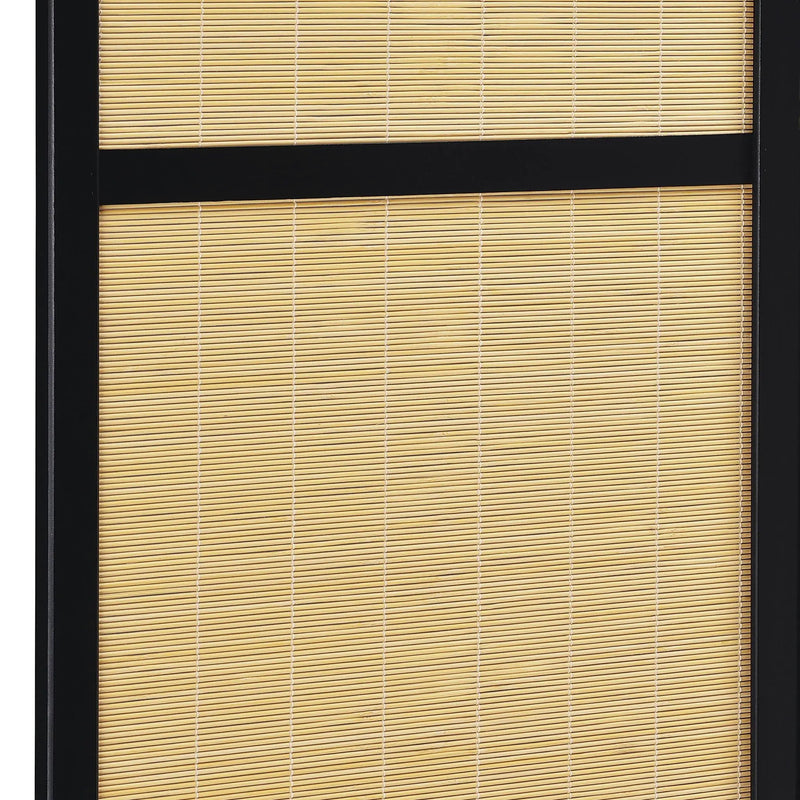 Pearce 4-panel Bamboo Room Divider Folding Screen Natural by Unique Piece Furniture