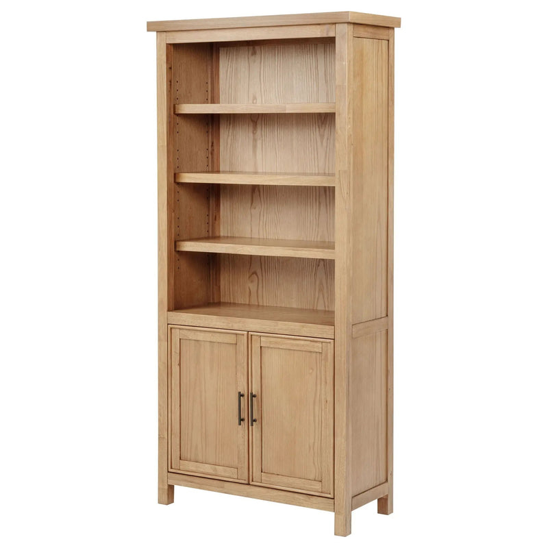 Vermes 72-inch 2-door Home Office Cabinet Bookcase Light Ash by Unique Piece Furniture