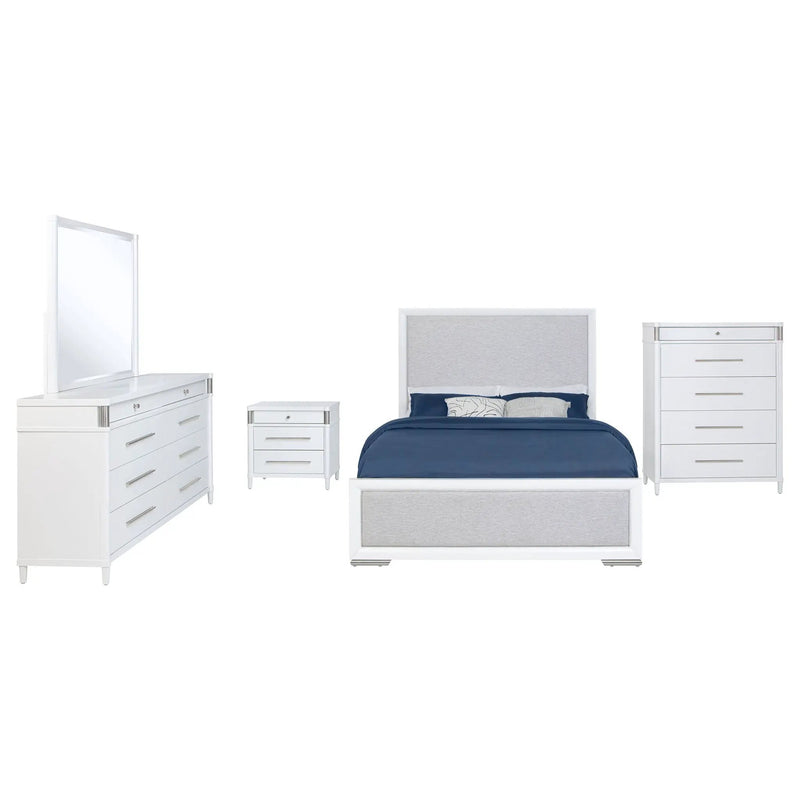 Gracemont 5-piece California King Bedroom Set White by Unique Piece Furniture