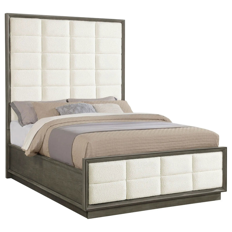 Durango 80-inch Queen Panel Bed Taupe Oak by Unique Piece Furniture