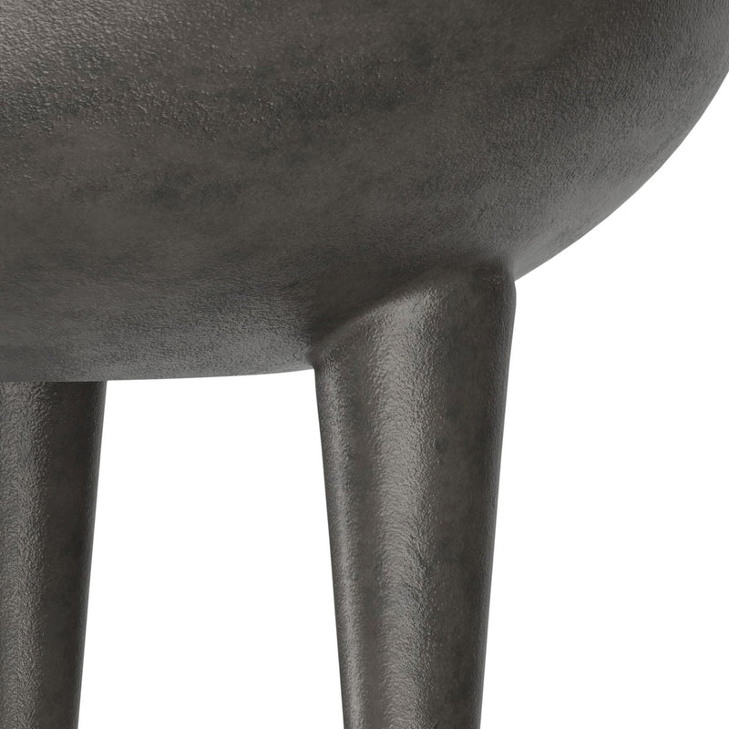 Otto - Cast Aluminum Side Table - Black by HouseOfZazla