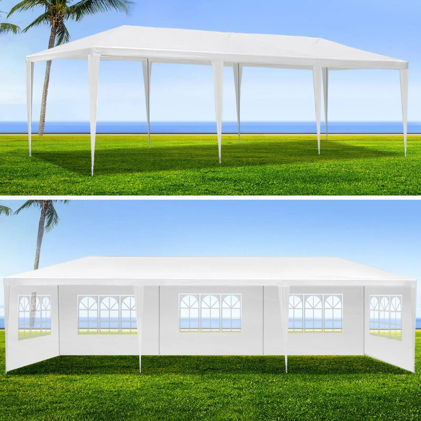 10X30' Wedding Party Canopy Tent Outdoor Gazebo With Removable Sidewalls by HouseOfZazla