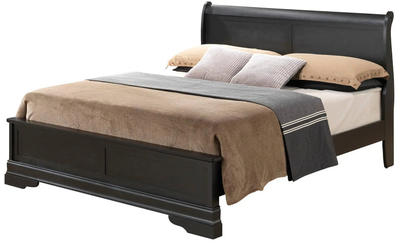 Sleigh Bed With Low Footboard by Unique Piece Furniture