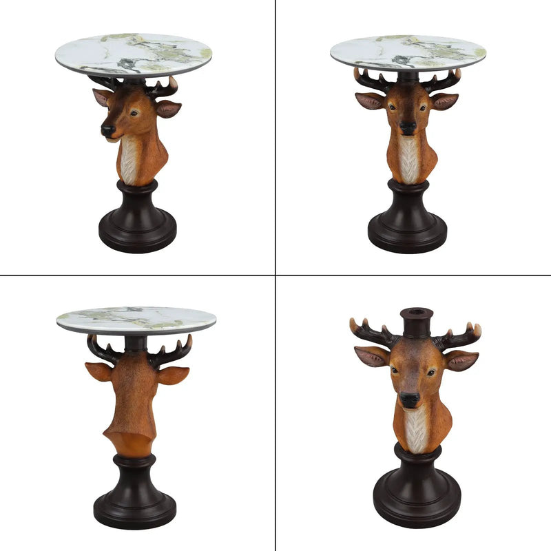 Deer Head Accent Table by HouseOfZazla