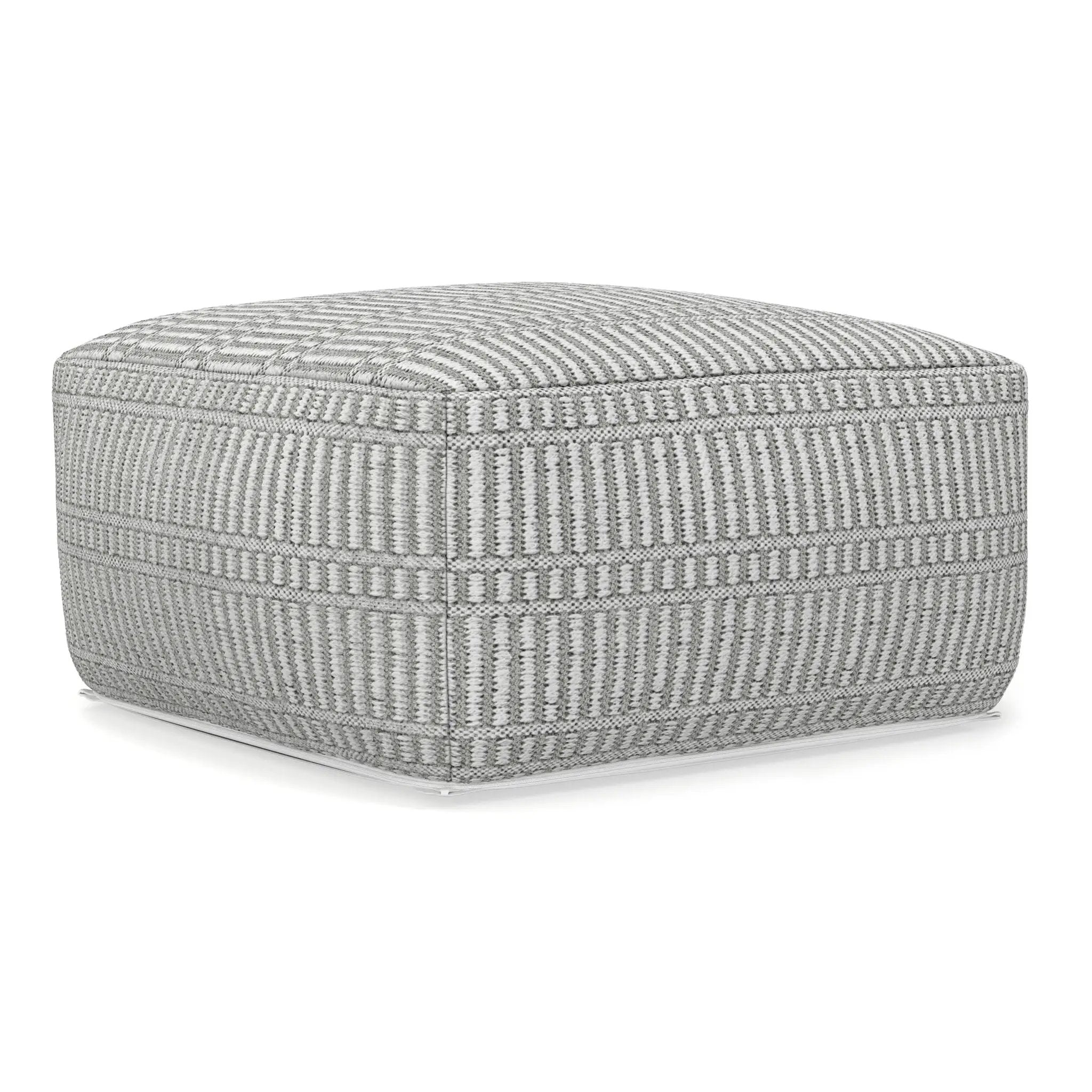 Safford - Square Outdoor / Indoor Pouf by Unique Piece Furniture