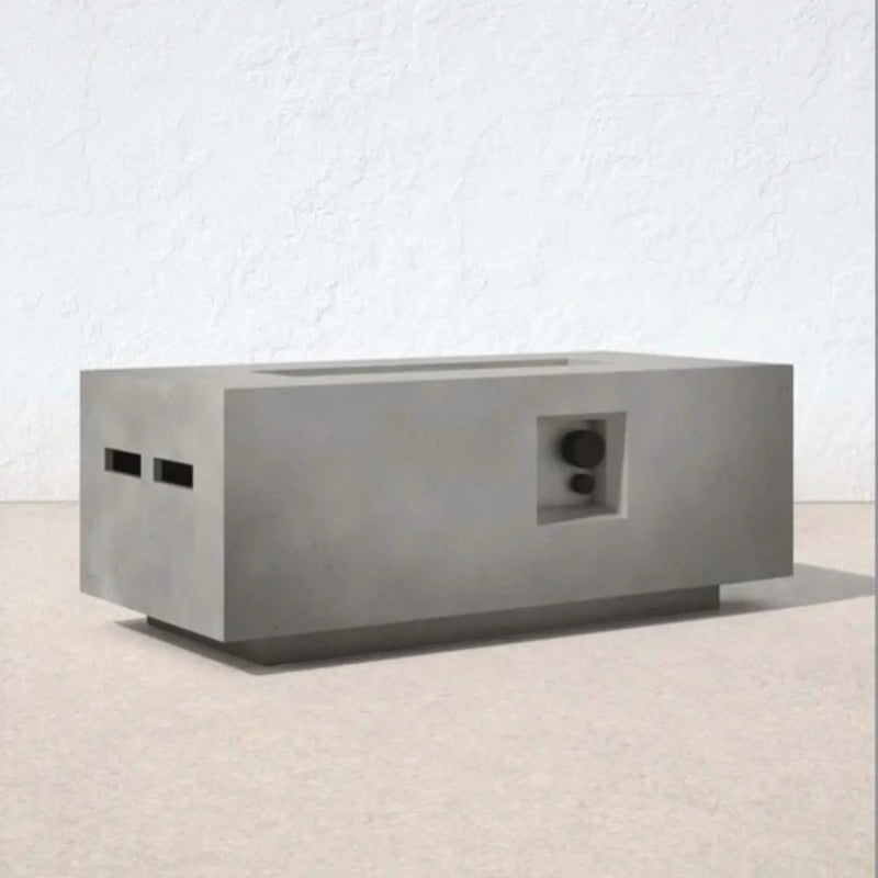 Propane Outdoor Durable Fire Pit Table - Gray by Unique Piece Furniture