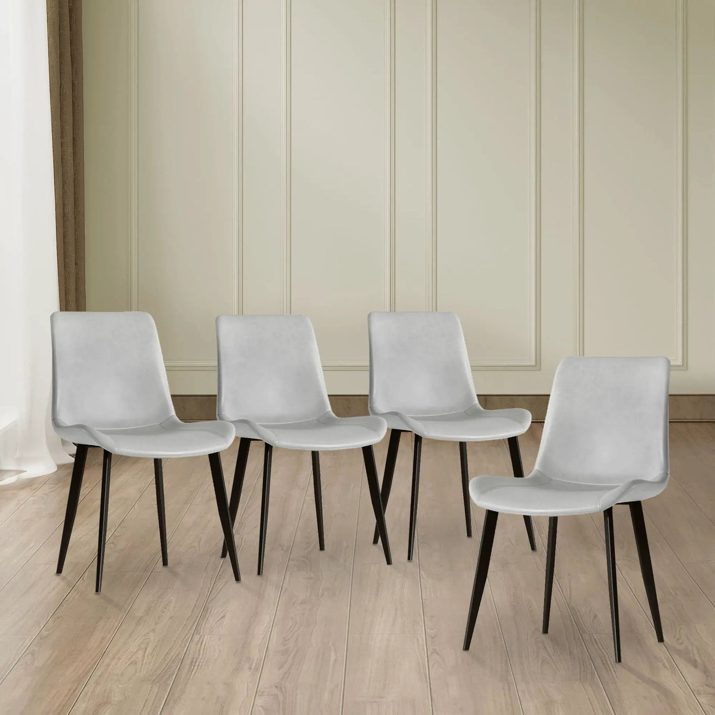 Modern Dining Chair With Carbon Steel Legs by HouseOfZazla