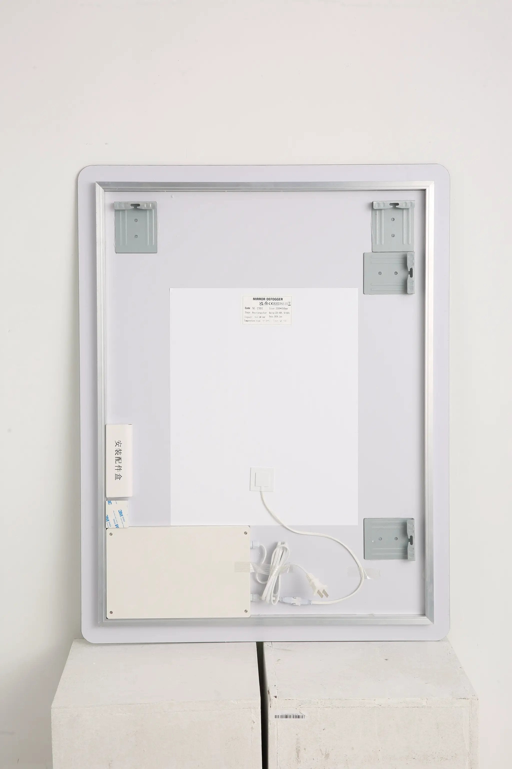 LED Backlit Bathroom Mirror with Anti-Fog Functionality by HouseOfZazla
