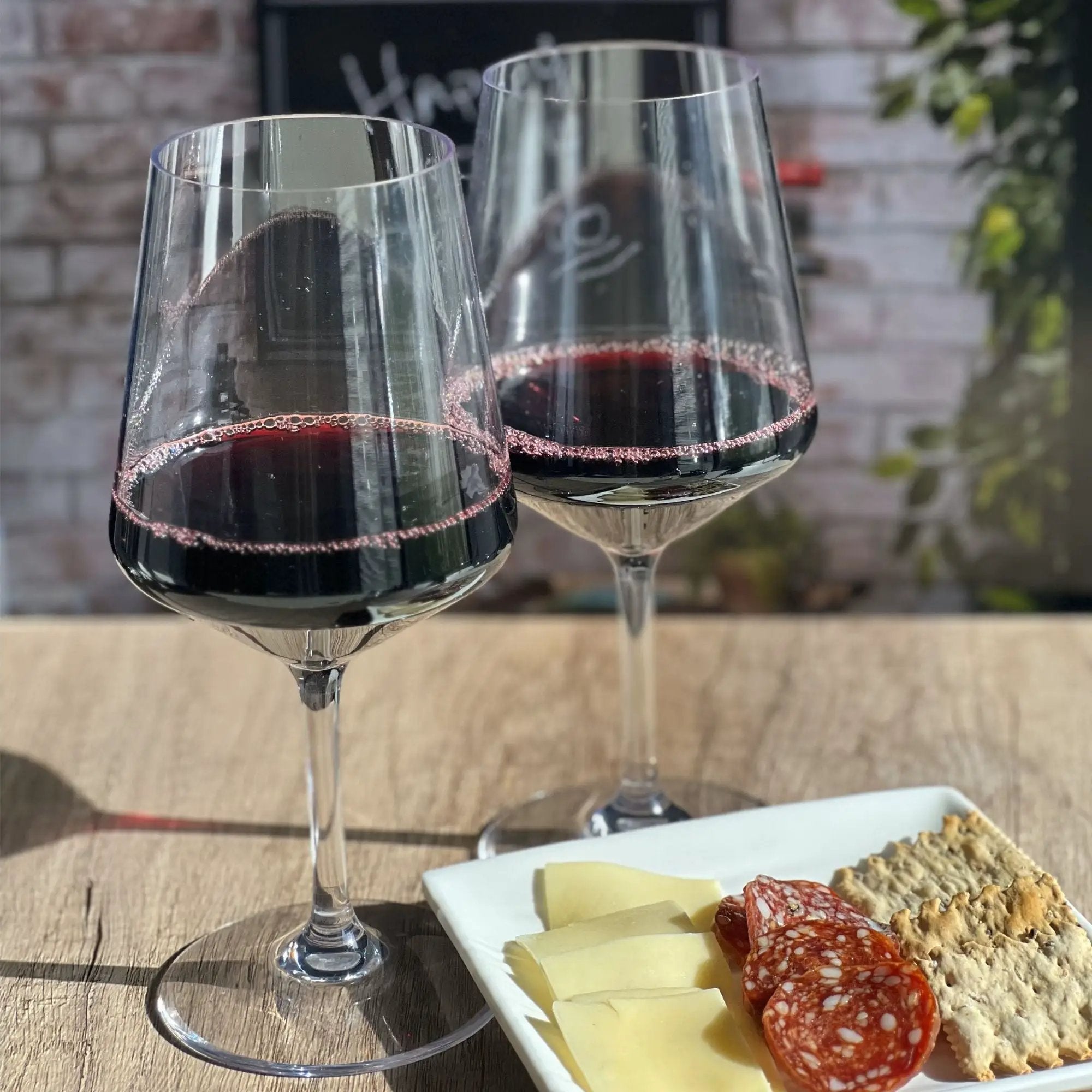 Leadingware Unbreakable Tritan Wine Glass Set, 18Oz, Bpa Free, 4 Piece - Clear by HouseOfZazla