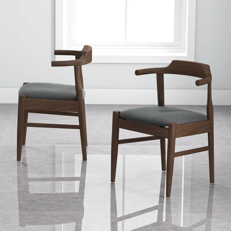 Leon - Mid-Century Modern Dining Chair (Set of 2) by HouseOfZazla