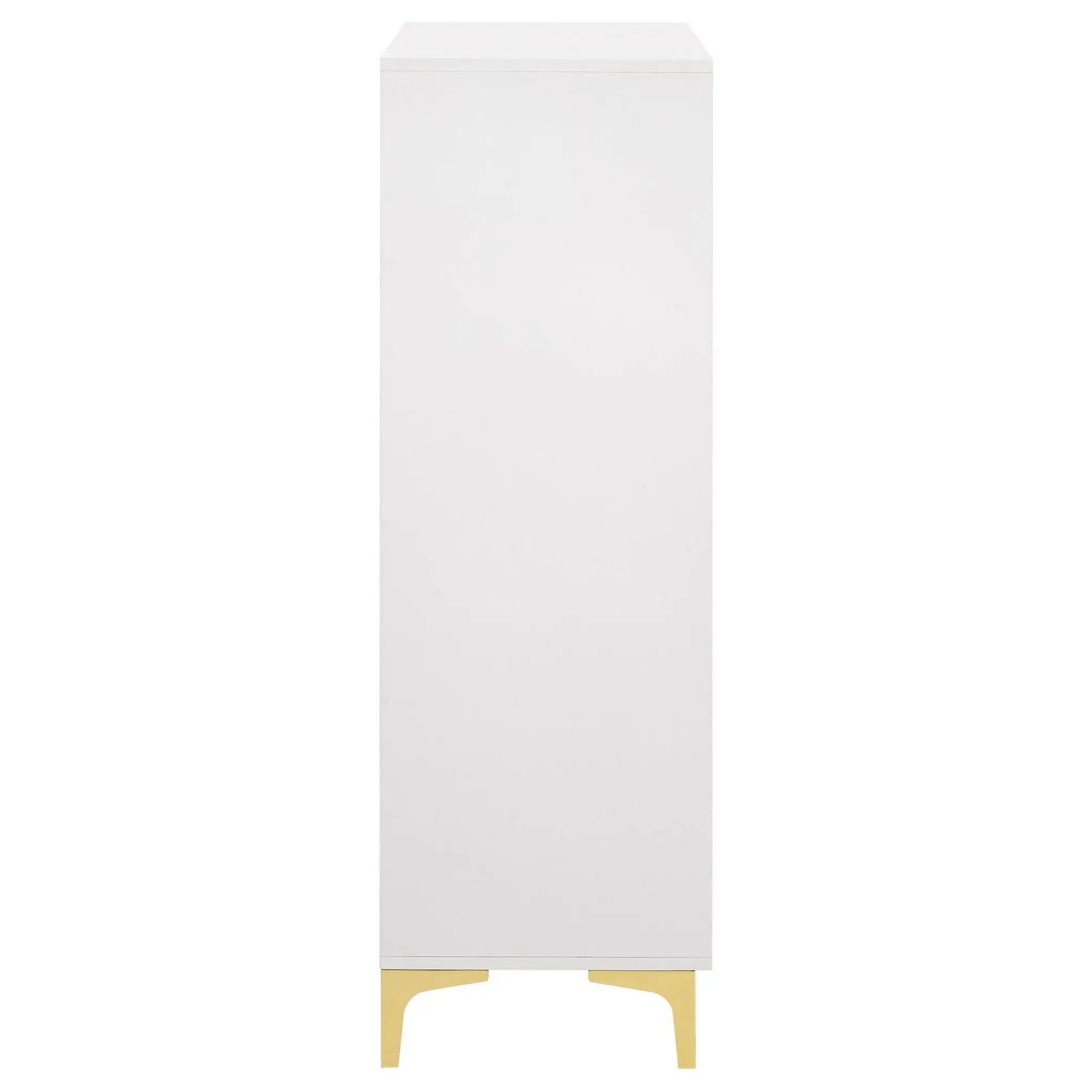 Kendall 5-drawer Bedroom Chest White by Unique Piece Furniture