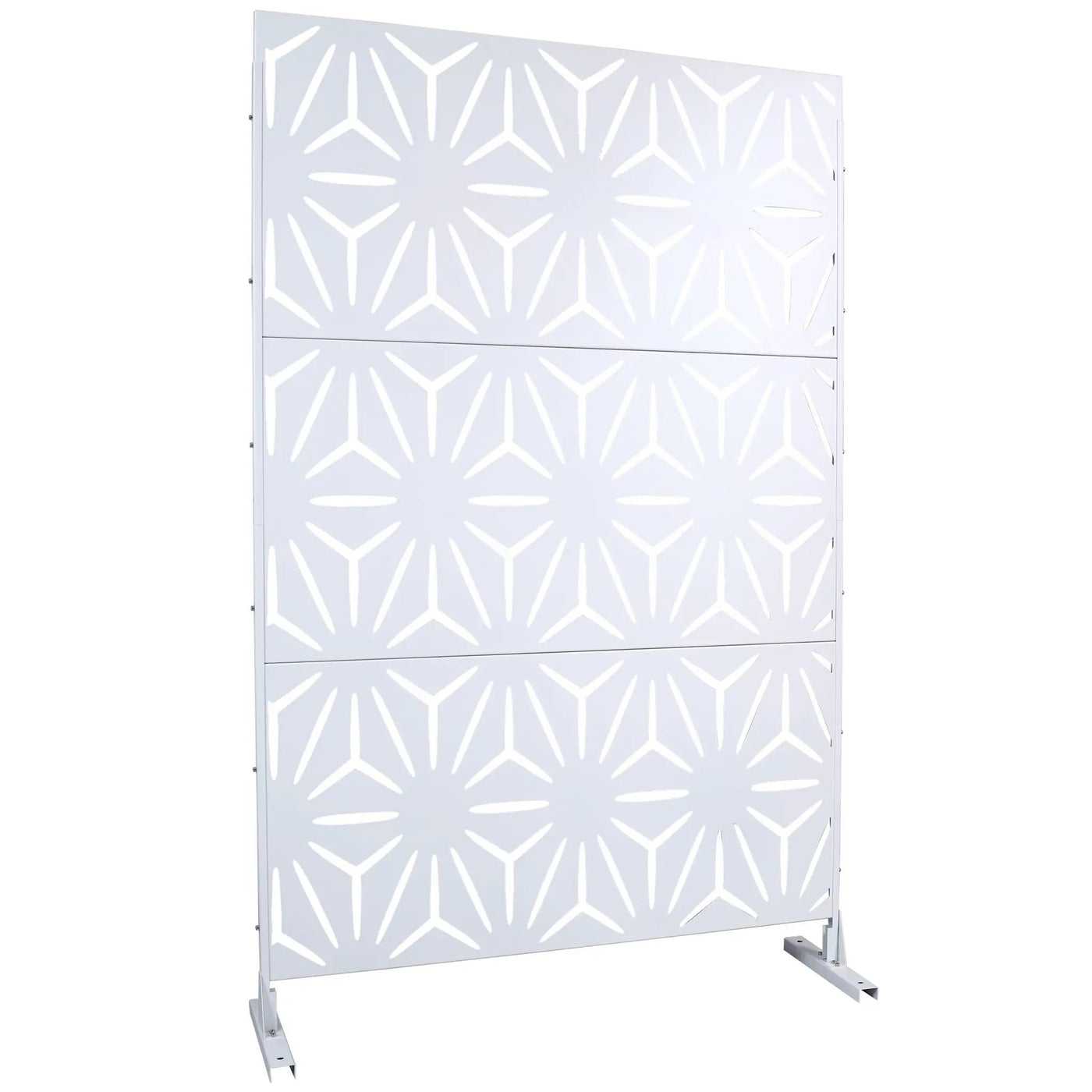Outdoor & Indoor Metal Privacy Screen, Freestanding Decorative Panels by HouseOfZazla