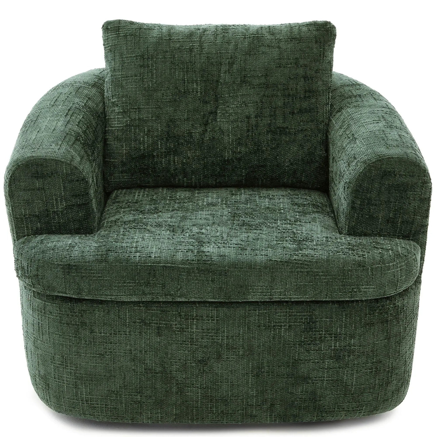 Modern Swivel Barrel Chair With Dual-Layer Cushion by Unique Piece Furniture